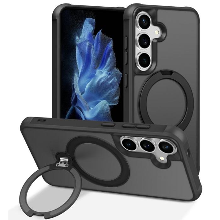 OEM - Mobilskal för Samsung Galaxy S26 Plus Magnetiskt Kickstand TPU - Svart