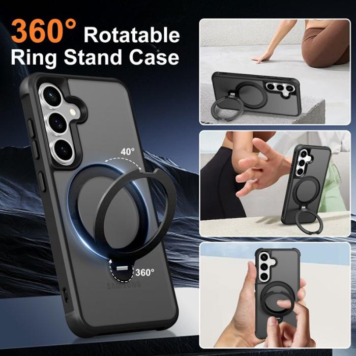 OEM - Mobilskal för Samsung Galaxy S26 Plus Magnetiskt Kickstand TPU - Svart