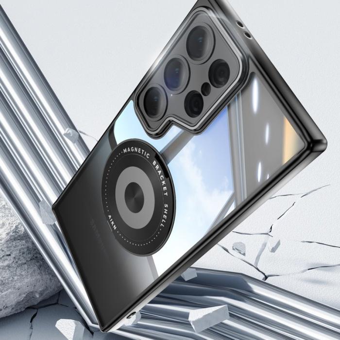 OEM - Mobilskal för Samsung Galaxy S26 Ultra Magnetiskt PC + TPU - Svart