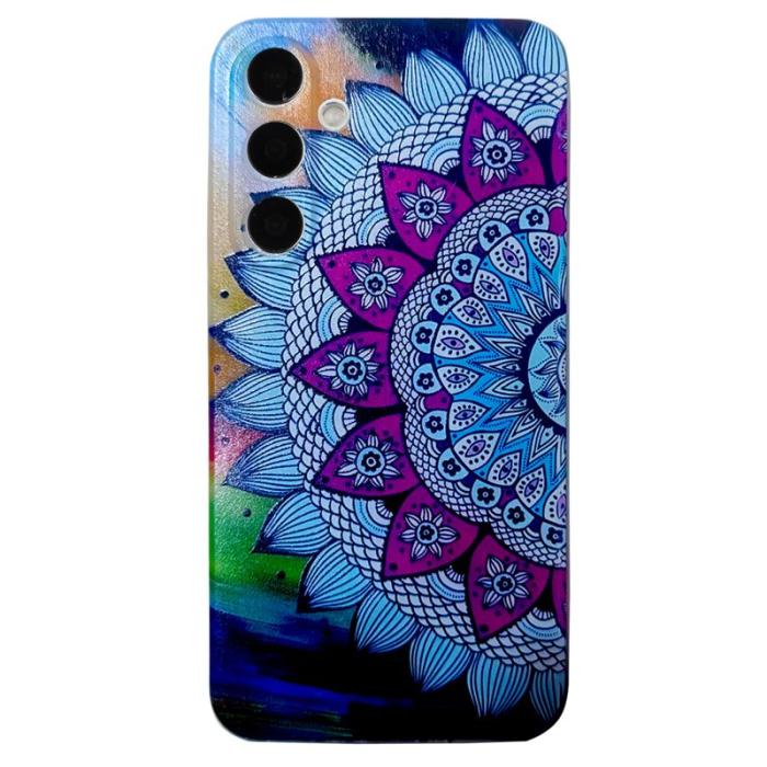 OEM - Mobilskal för Samsung Galaxy S26 Plus TPU - Mandala Blomma - Grå