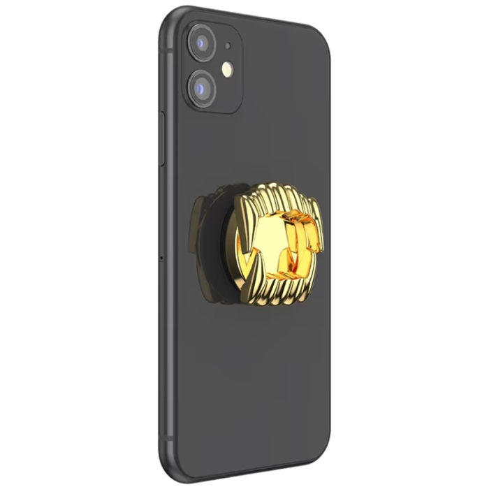 PopSockets - PopSockets MagSafe Popuphållare och Stativ Say Cheese Adhesive Grip - Guld