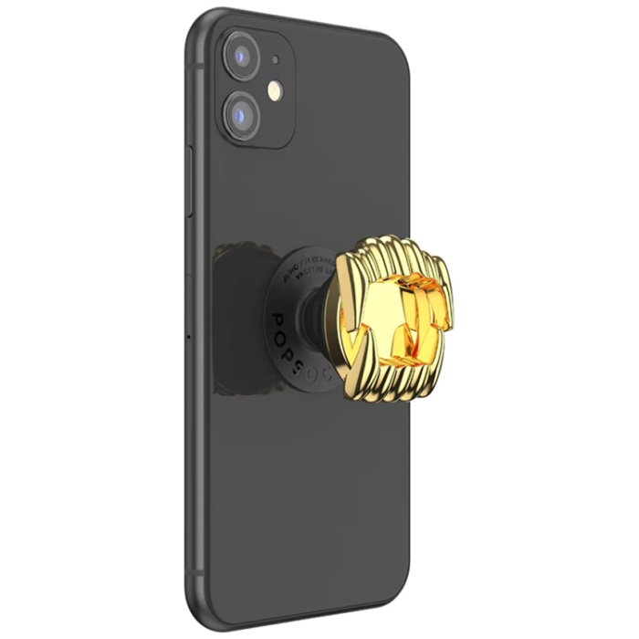 PopSockets - PopSockets MagSafe Popuphållare och Stativ Say Cheese Adhesive Grip - Guld