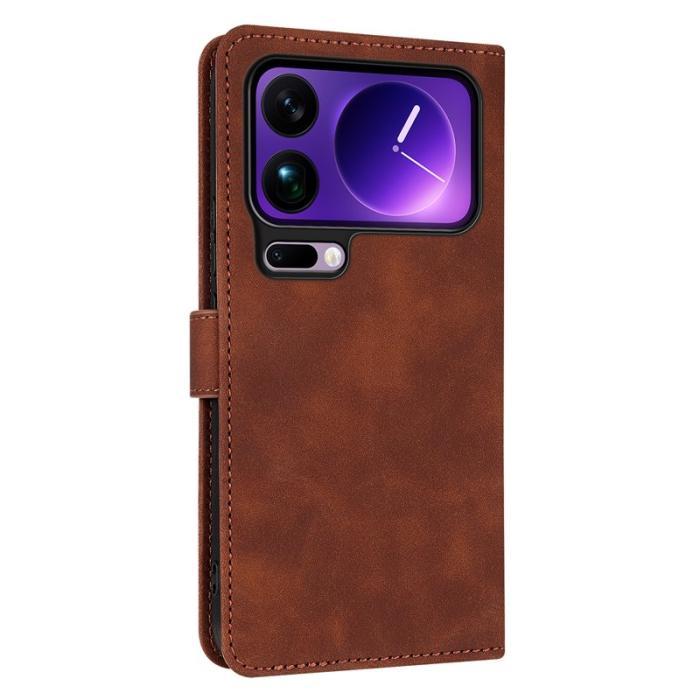 AZNS - AZNS Xiaomi 17 Pro Max Plånboksfodral Konstläder - Brun