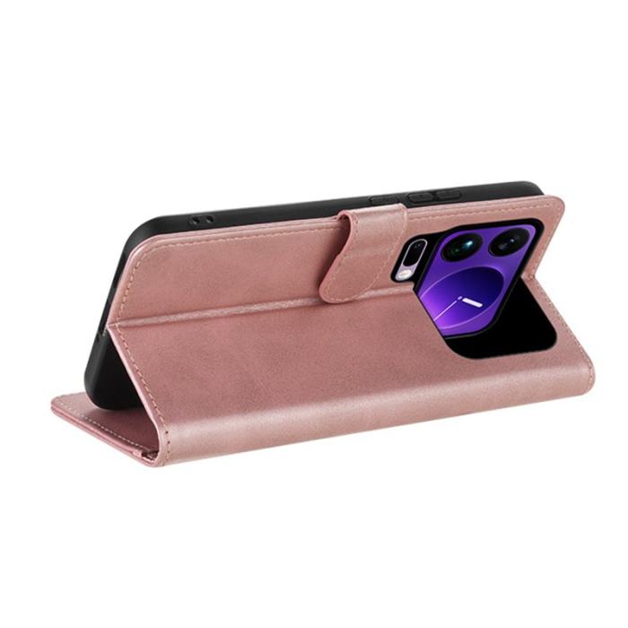 AZNS - AZNS Xiaomi 17 Pro Max Plånboksfodral Konstläder - Roséguld