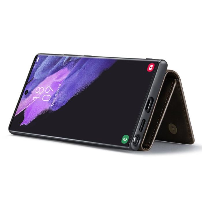 DG.MING - DG.MING M1 Series Mobilskal till Samsung Galaxy S25 Ultra Kickstand Brun