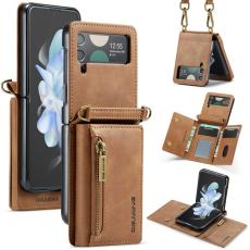 DG.MING - DG.MING M5 Series Mobilskal till Samsung Galaxy Z Flip3 5G Brun