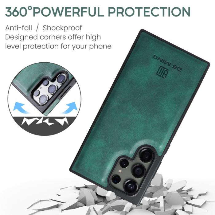 DG.MING - DG.MING M5 Series Mobilskal till Samsung Galaxy S25 Ultra Magnetisk Grön