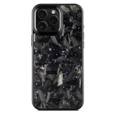 A-One Brand - iPhone 16 Pro Mobilskal Aramid Fiber med metallbåge - Lila