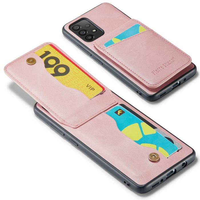 FIERRE SHANN - FIERRE SHANN Samsung Galaxy A53 5G Fodral - KonstLäder - Rosa