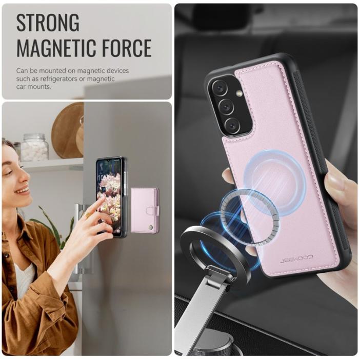 JEEHOOD - JEEHOOD J09 Fodral för Samsung Galaxy A34 5G - Rosa