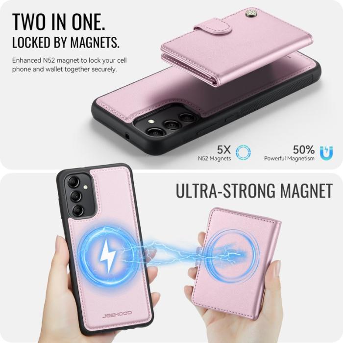 JEEHOOD - JEEHOOD J09 Fodral för Samsung Galaxy A34 5G - Rosa
