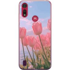 iSecrets - Mobilskal till Motorola Moto E6s (2020) med Rosa Tulpaner