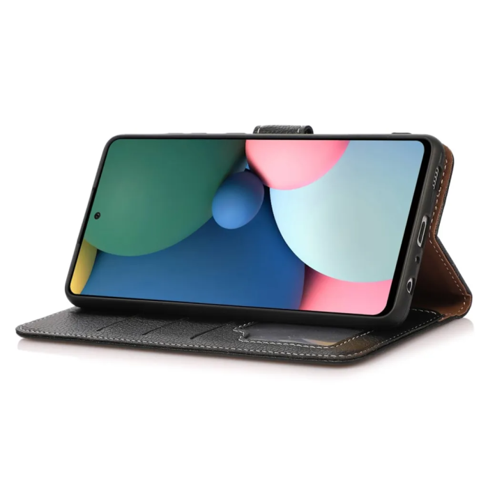 Taltech - iPhone 15 Pro Max Plånboksfodral Enkelt - Svart