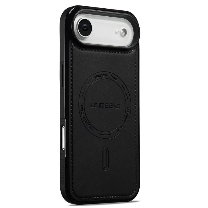 LC.imeeke - LC.IMEEKE L6 iPhone Air Fodral KonstLäder - Svart
