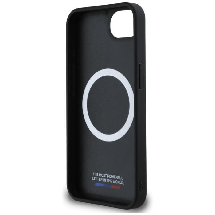 BMW - BMW iPhone 16e Mobilskal MagSafe Oversized Stripes - Svart
