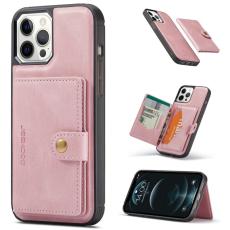 JEEHOOD - JEEHOOD iPhone 12 Pro Max Fodral KonstL&auml;der Magnetisk - Rosa