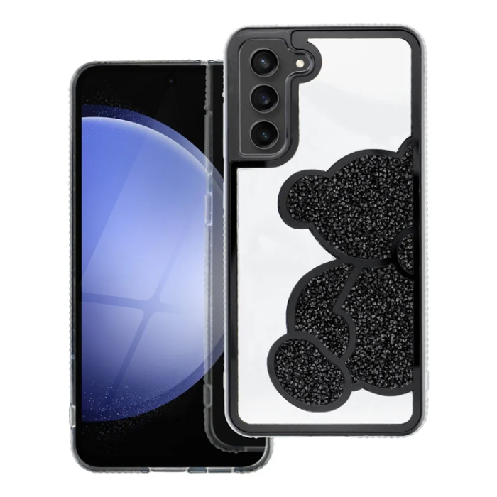 OEM - Galaxy S25 Plus Mobilskal Teddy Bear - Svart