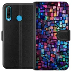 Gustaf - Pl&aring;nboksfodral till Huawei P30 lite med Disco