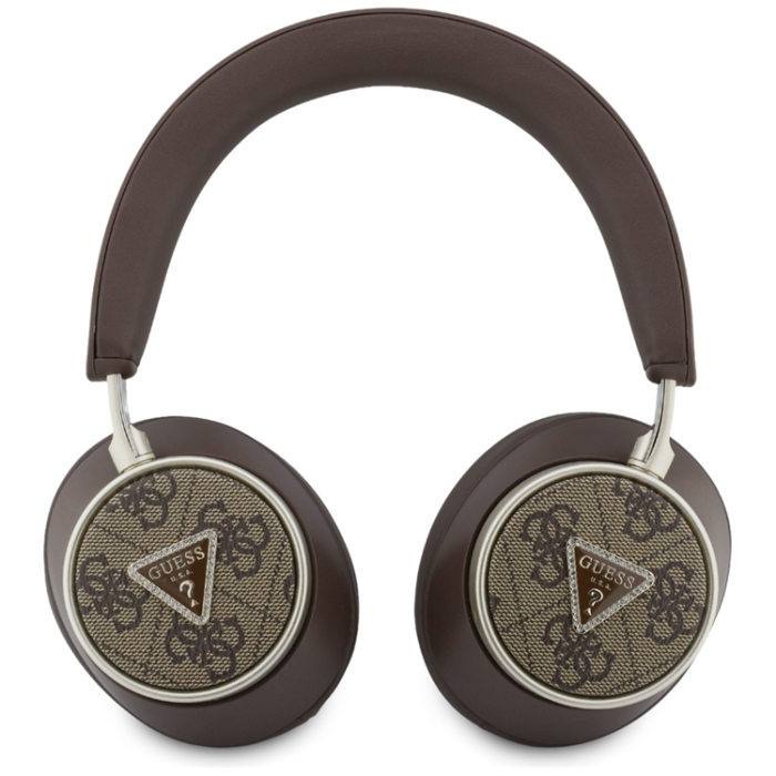 Guess - Guess Over-Ear Hörlurar ENC Bluetooth 4G Triangle Logo - Brun