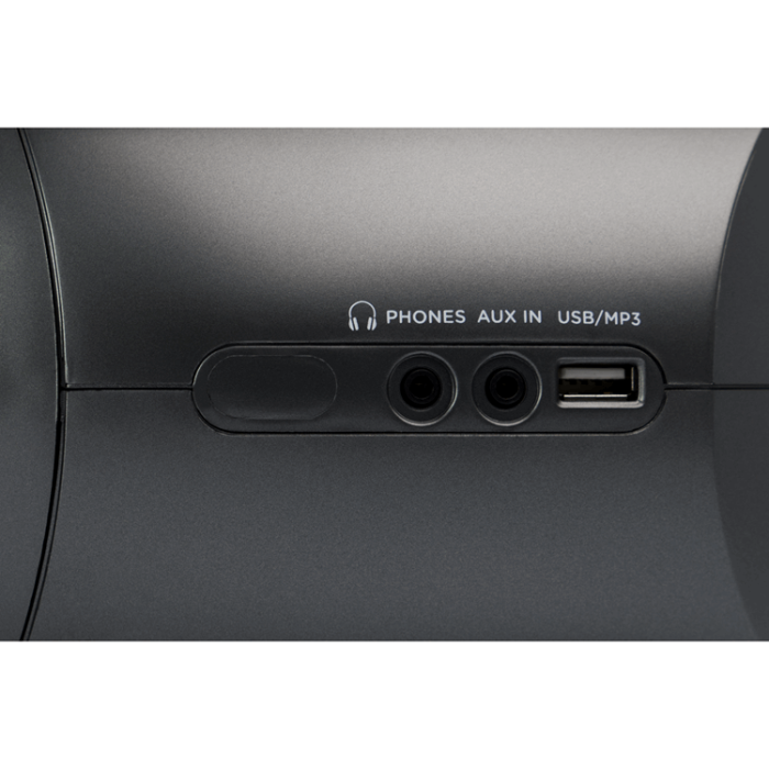 AIWA - AIWA Kassettradio CD/FM-Radio/Kassettband/USB/BT - Mörkgrå