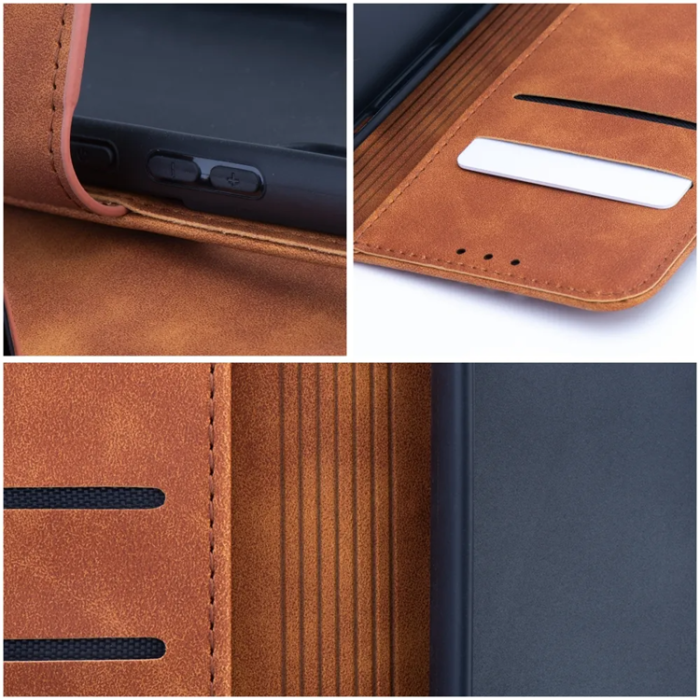 OEM - Xiaomi Redmi 13C/Poco C65 Plånboksfodral Tender - Brun