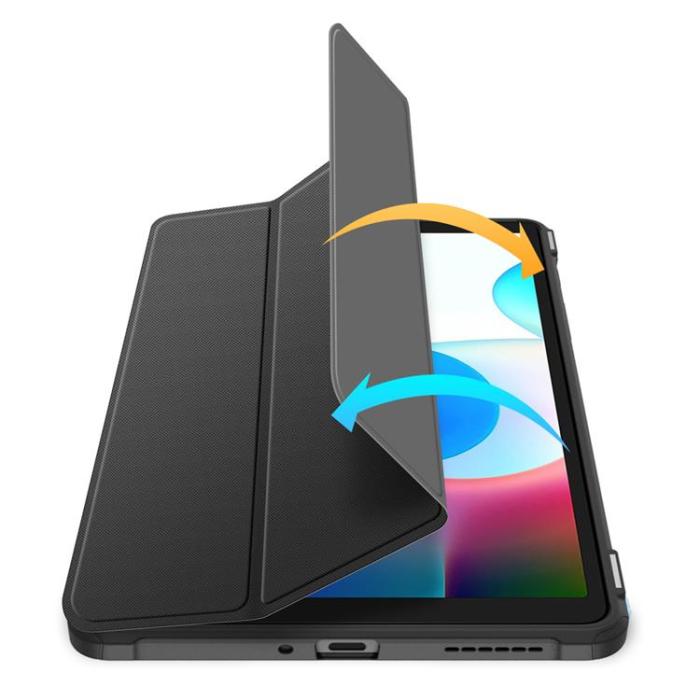 Dux Ducis - Dux Ducis Realme Pad Mini Fodral Toby Armored Flip Smart - Svart