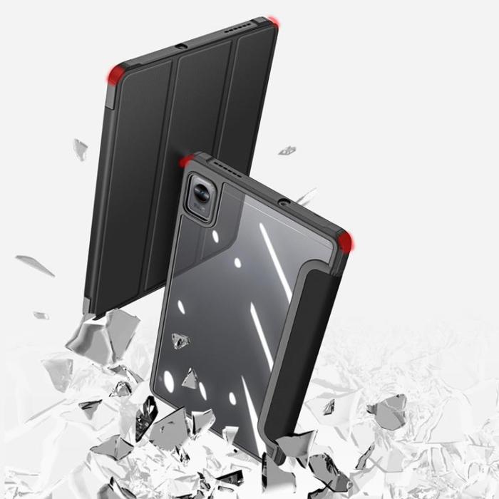 Dux Ducis - Dux Ducis Realme Pad Mini Fodral Toby Armored Flip Smart - Svart