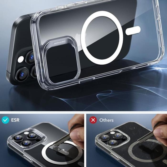 ESR - ESR iPhone 16 Pro Max Mobilskal Magsafe Halolock Och Härdat Glas
