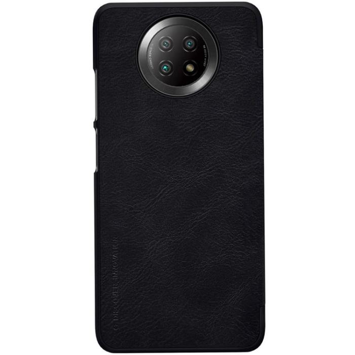 Nillkin - Nillkin Qin Läder Fodral Xiaomi Redmi Note 9T 5G - Svart