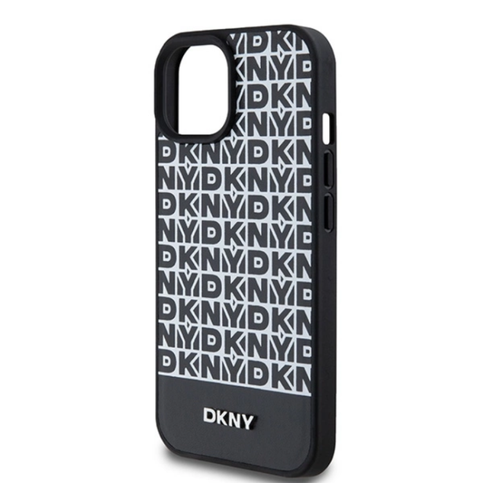 DKNY - DKNY iPhone 15/14/13 Mobilskal Magsafe Läder Printed Pattern