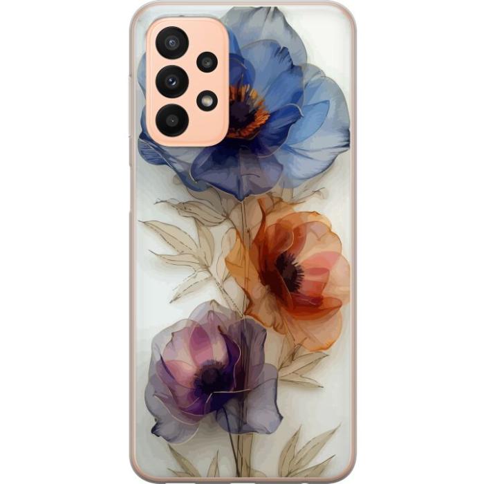 iSecrets - Mobilskal till Samsung Galaxy A23 med Silkesblommor