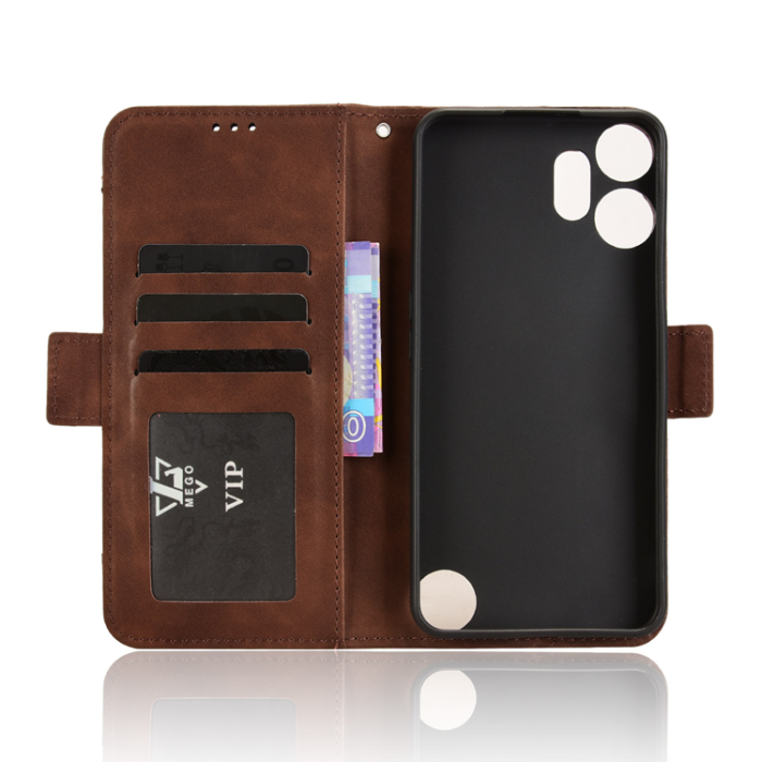 A-One Brand - Nothing CMF Phone 2 Pro Plånboksfodral Magnetisk Closure - Brun