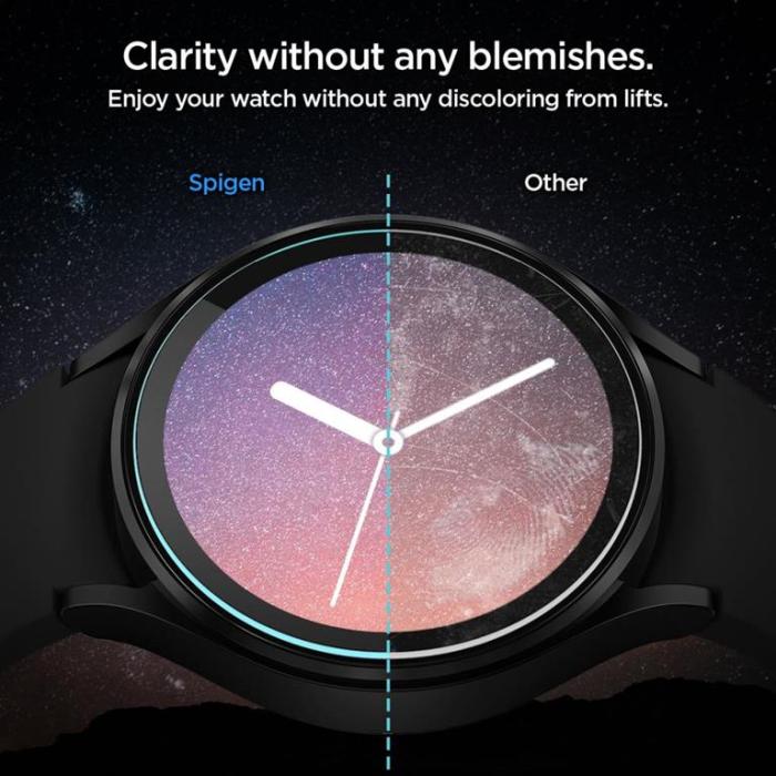 UTGATT - Spigen Galaxy Watch 5 Pro 45mm Härdat Glas Skärmskydd GLAS.TR 2-PACK