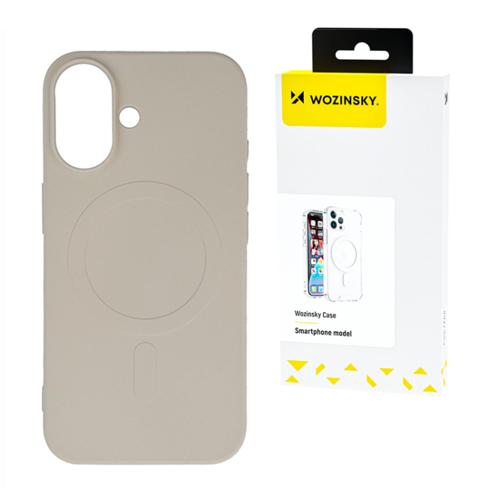 Wozinsky - Wozinsky Galaxy S25 Mobilskal Magsafe Magnetic Silikon - Beige
