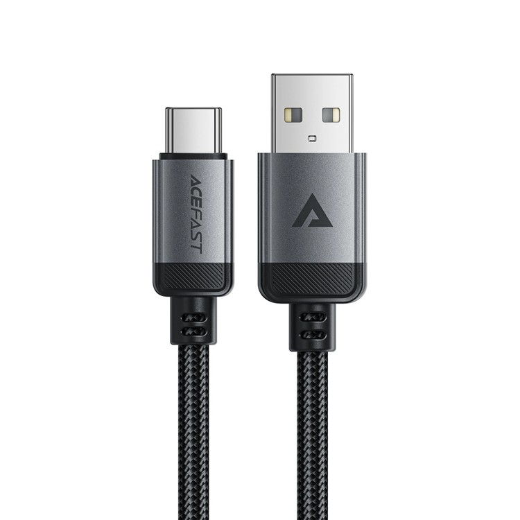 Acefast USB-A - USB-C 3A Kabel 1.2m 480Mb/s - Svart | 3541 | AlltMobil