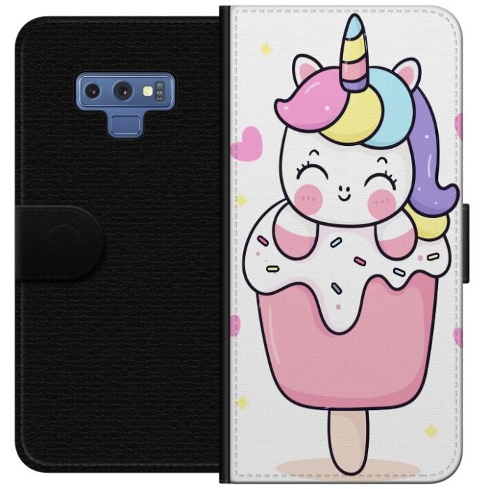 iSecrets - Plånboksfodral till Samsung Galaxy Note9 med Glad enhörning