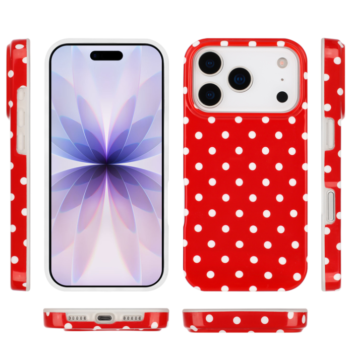 A-One Brand - iPhone 17 Pro Max Mobilskal Dot Design Imd Tpu