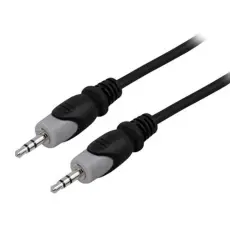 UTGATT1 - Deltaco 3.5mm Ljud Kabel 2m - Svart