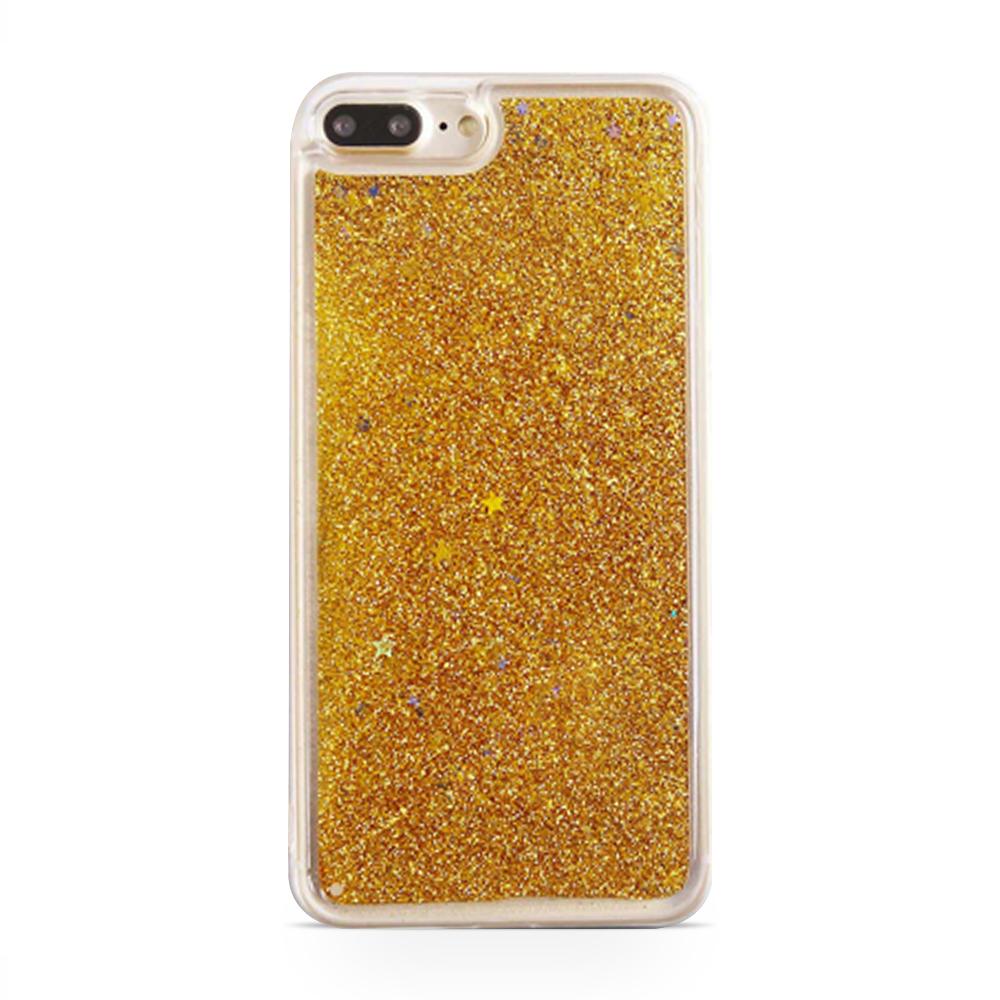 Glitter skal till Apple iPhone 8 Plus - Guld