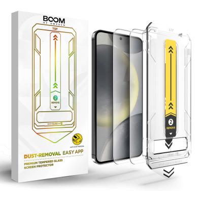 LIVSTIDSGARANTI - BOOM Galaxy S24/S25 Härdat Glas Skärmskydd - 2 Pack