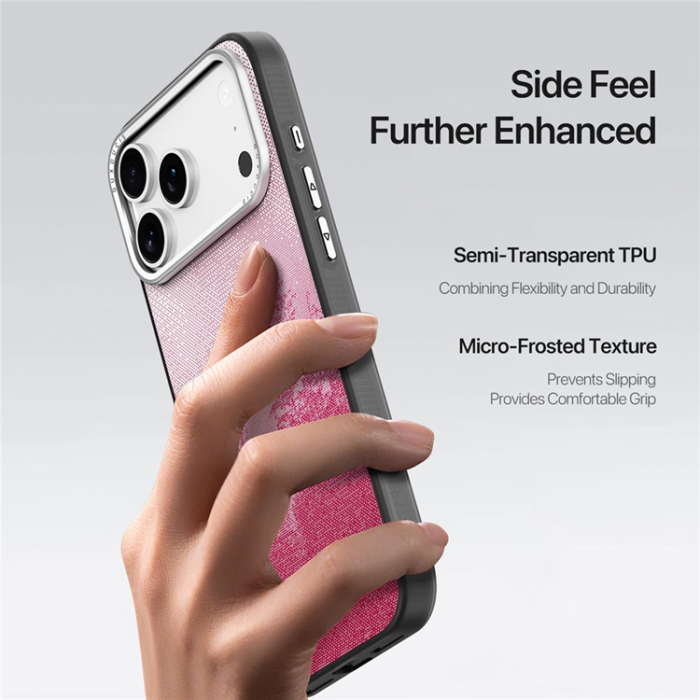 Dux Ducis - DUX DUCIS iPhone 17 Pro Max Mobiskal MagSafe Moro - Röd