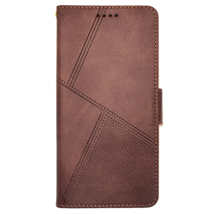IDEWEI - IDEWEI OnePlus 15 5G Plånboksfodral Calf Texture Läder - Kaffe