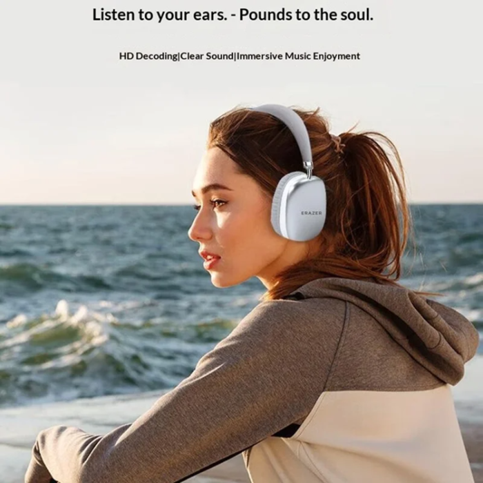 ERAZER - ERAZER Over-Ear Hörlurar NAC Bluetooth EM-Z03MAX - Tarnish