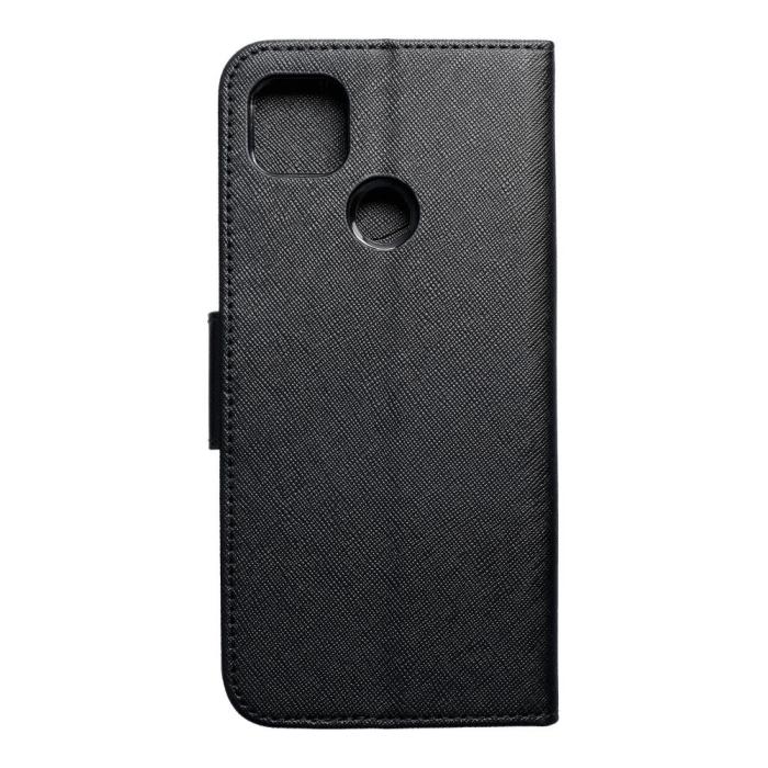 OEM - Redmi 9C/9C NFC Plånboksfodral Fancy Eco Läder - Svart