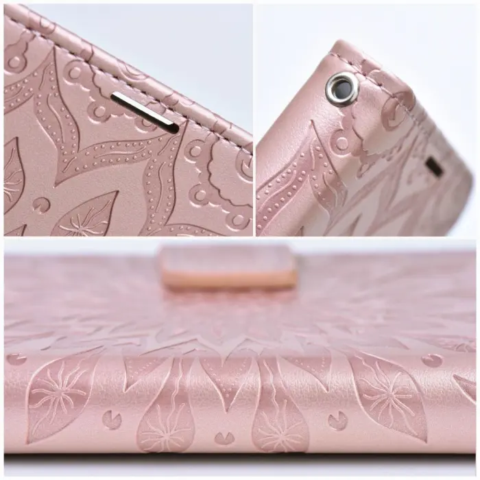 OEM - Redmi 9C/9C NFC Plånboksfodral Mezzo - Rosé- Guld