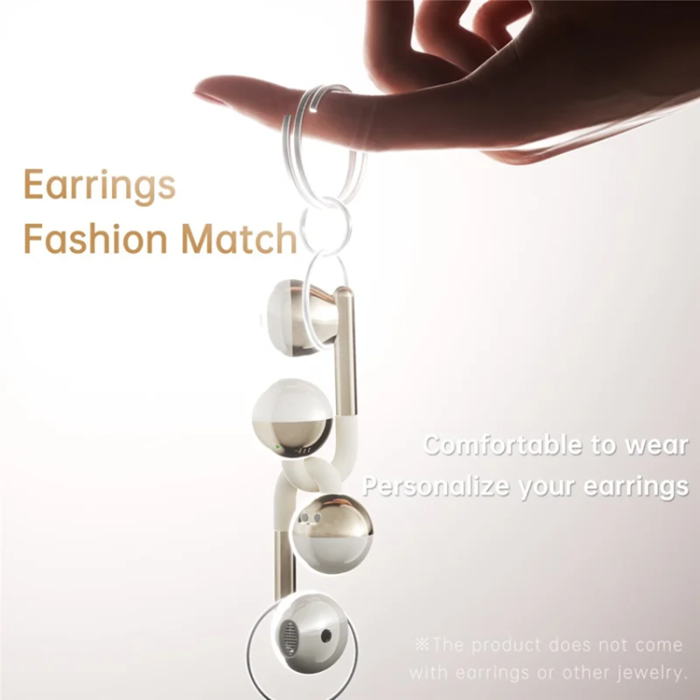OEM - OWS In-Ear Gaming Hörlurar Bluetooth ENC F22 - Lila