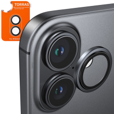 Torras - Torras iPhone 17 Härdat Glas Kameraskydd - Clear