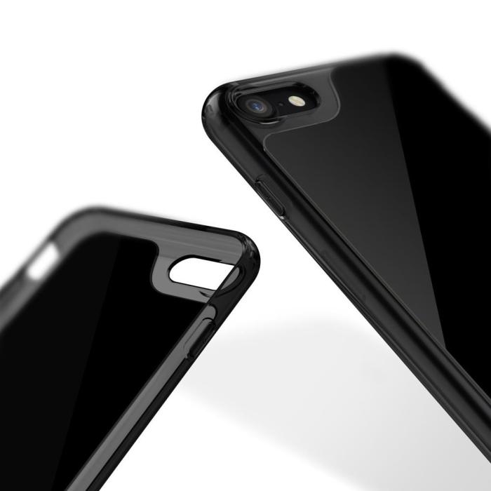 UTGATT5 - Caseology Waterfall Skal till Apple iPhone 7/8/SE 2020 - Jet Svart