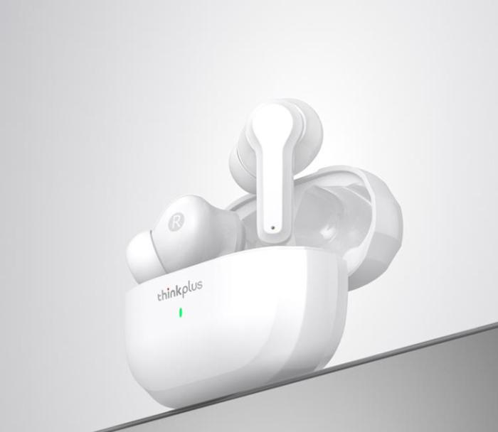 Lenovo - LENOVO LivePods LP1S TWS Bluetooth Trådlösa Hörlurar - Vit