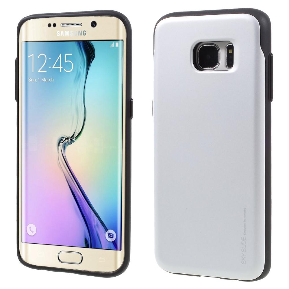 Mercury Sky Slide Skal till Samsung Galaxy S7 Edge - Silver | 2353 | AlltMobil